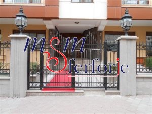 043 FERFORJE KANATLI BAHÇE GİRİŞ KAPISI