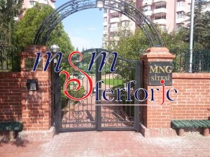 089 FERFORJE KANATLI BAHÇE GİRİŞ KAPISI